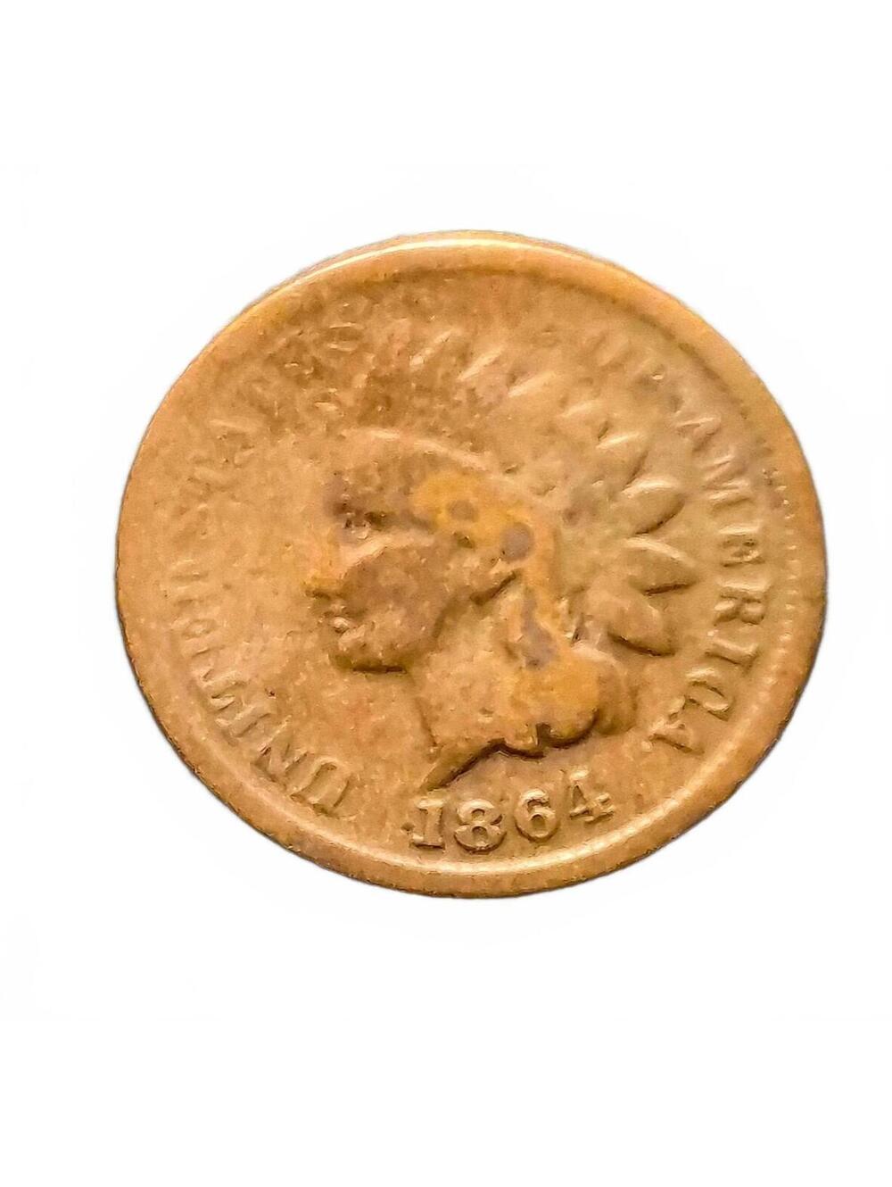 1864L Indian Head Penny Hard Date #293